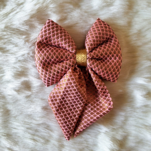 Onion Pink Festive Bow Tie
