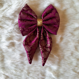 Magenta Festive Bow Tie