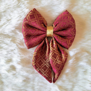 Pink Festive Bow Tie